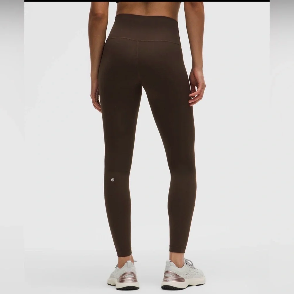 Lululemon Wunder Train High-Waisted Leggings Olive Green Size 6 Athletic Run